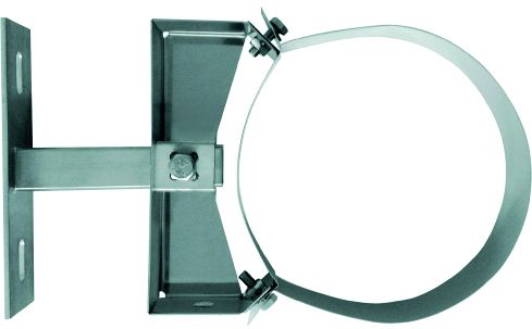 Wandabstandhalter verstellbar 50-150 mm für doppelwandiges Edelstahl-Rohr Ø 130 mm