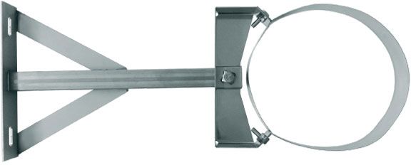 Wandabstandhalter 250-360 mm für doppelwandiges Edelstahl-Rohr Ø 350 mm