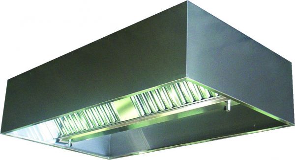 Deckenhaube DKT, Kastenform, 3.800x1.500x450 mm